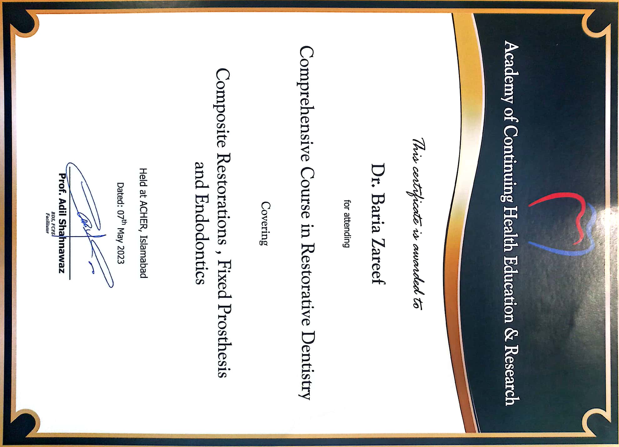 Certificate 3